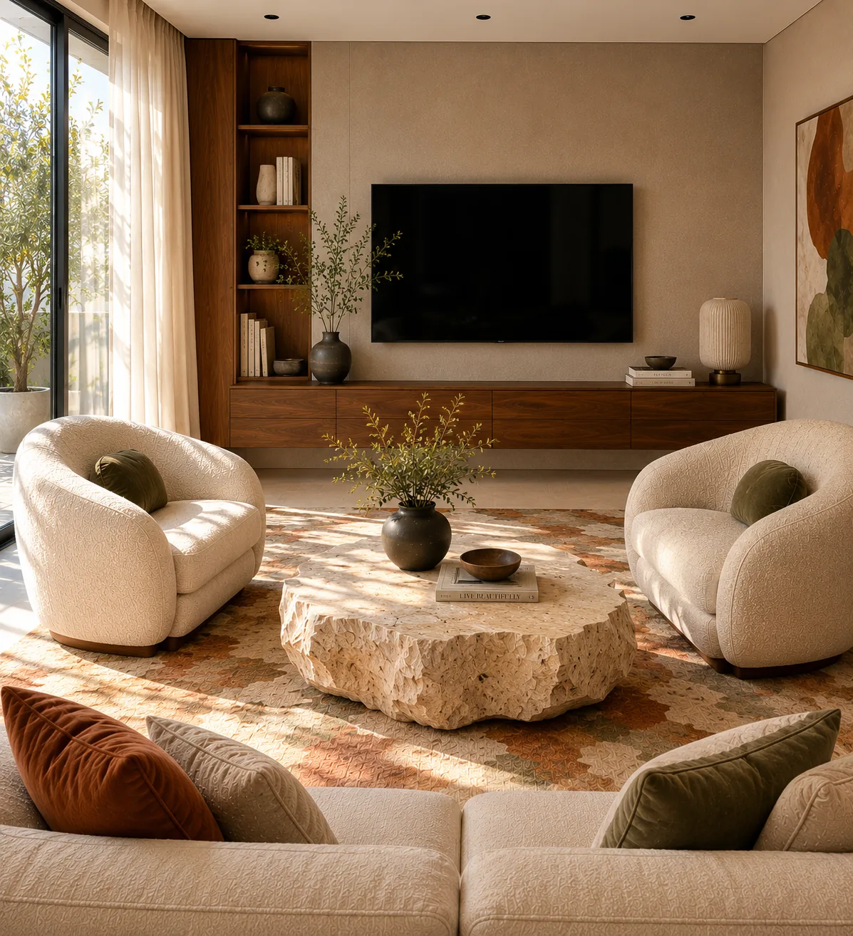 Reforma baño interiorismo salón vivienda Alto Real Murcia
